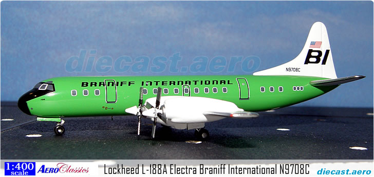 Lockheed L-188A Electra Braniff International 1970 N9708C