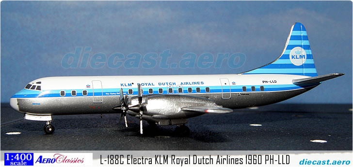 L-188C Electra KLM Royal Dutch Airlines 1960 PH-LLD