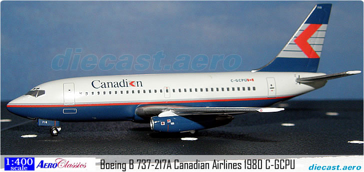 Boeing B 737-217A Canadian Airlines 1980 C-GCPU
