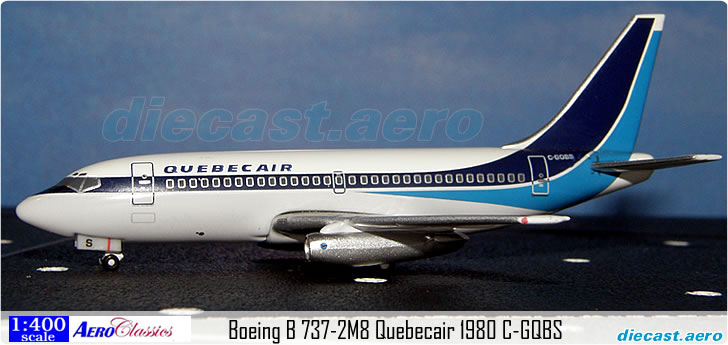Boeing B 737-2M8 Quebecair 1980 C-GQBS