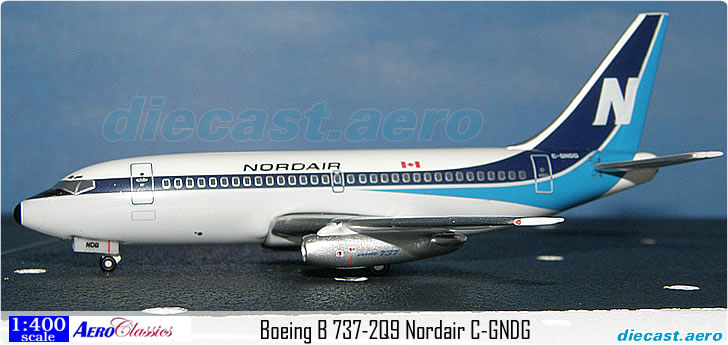 Boeing B 737-2Q9 Nordair C-GNDG
