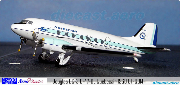 Douglas DC-3 C-47-DL Quebecair 1960 CF-QBM