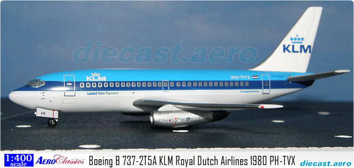 Boeing B 737-2T5A KLM Royal Dutch Airlines 1980 PH-TVX