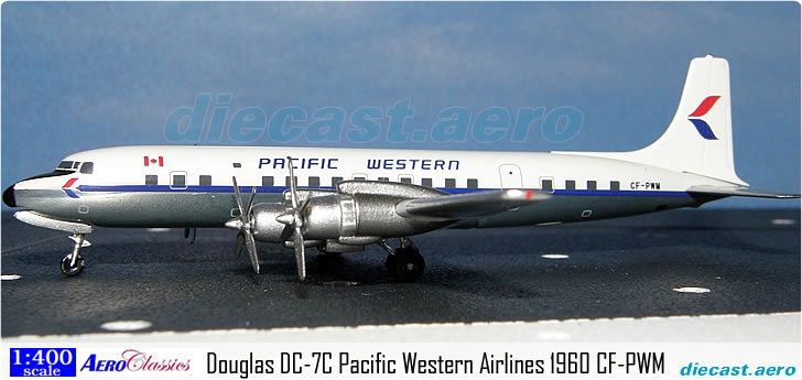 Douglas DC-7C Pacific Western Airlines 1960 CF-PWM