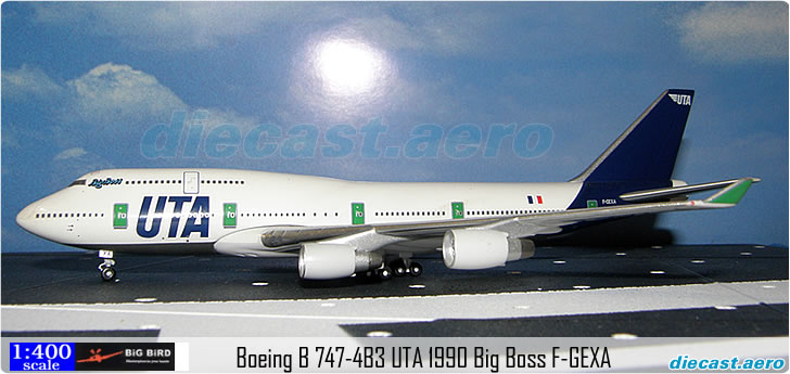 Boeing B 747-4B3 UTA 1990 Big Boss F-GEXA