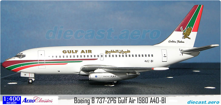 Boeing B 737-2P6 Gulf Air 1980 A4O-BI