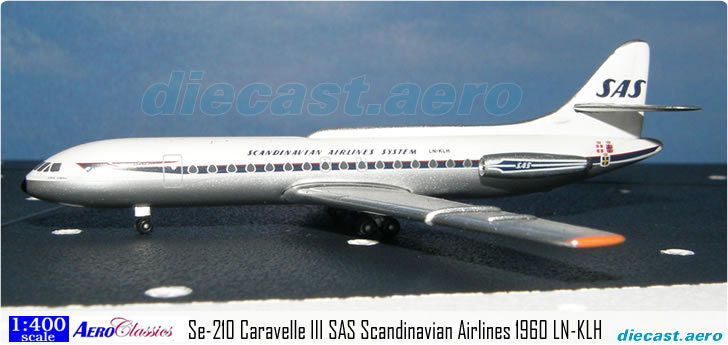 Se-210 Caravelle III SAS Scandinavian Airlines 1960 LN-KLH