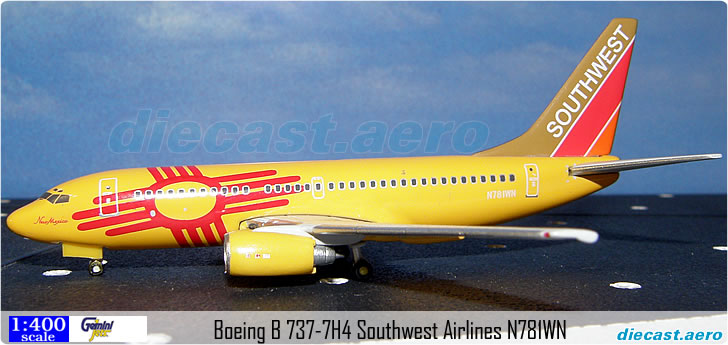 Boeing B 737-7H4 Southwest Airlines N781WN