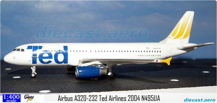 Airbus A320-232 Ted Airlines 2004 N495UA
