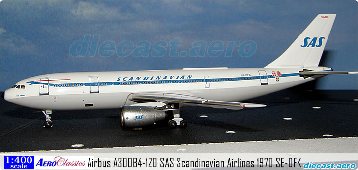 Airbus A300B4-120 SAS Scandinavian Airlines 1970 SE-DFK