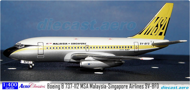 Boeing B 737-112 MSA Malaysia-Singapore Airlines 9V-BFD