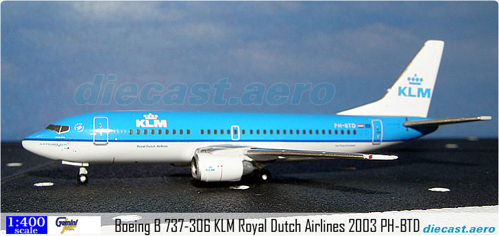 Boeing B 737-306 KLM Royal Dutch Airlines 2003 PH-BTD