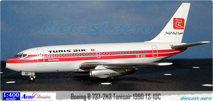 Boeing B 737-2H3 Tunisair 1990 TS-IOC