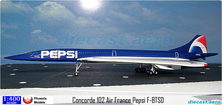 Concorde 102 Air France Pepsi F-BTSD