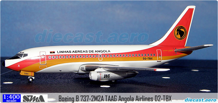 Boeing B 737-2M2A TAAG Angola Airlines D2-TBX