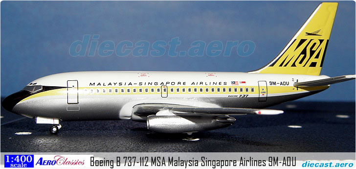 Boeing B 737-112 MSA Malaysia Singapore Airlines 9M-AOU