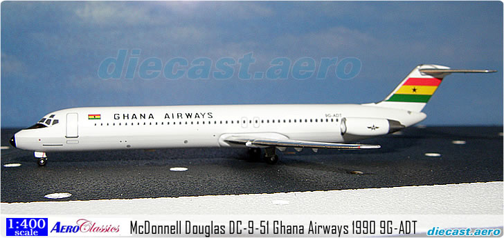 McDonnell Douglas DC-9-51 Ghana Airways 1990 9G-ADT
