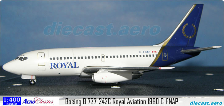 Boeing B 737-242C Royal Aviation 1990 C-FNAP