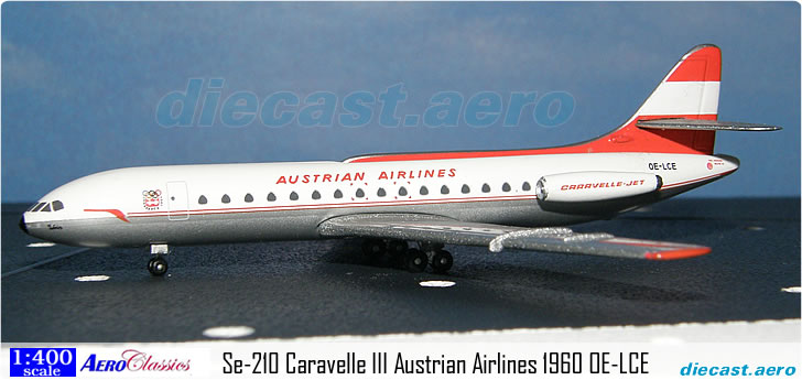 Se-210 Caravelle III Austrian Airlines 1960 OE-LCE