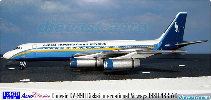 Convair CV-990 Ciskei International Airways 1980 N8357C