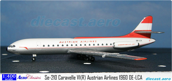 Se-210 Caravelle VI(R) Austrian Airlines 1960 OE-LCA