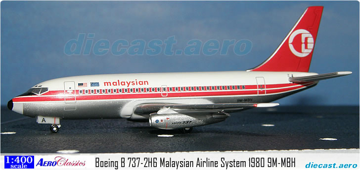 Boeing B 737-2H6 Malaysian Airline System 1980 9M-MBH