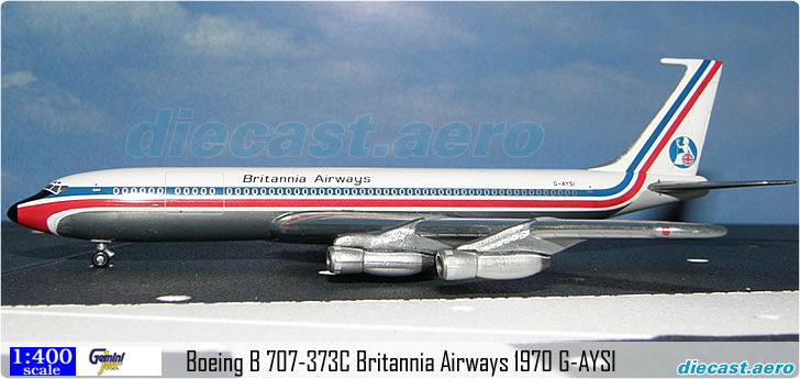 Boeing B 707-373C Britannia Airways 1970 G-AYSI