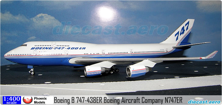 Boeing B 747-438ER Boeing Aircraft Company N747ER
