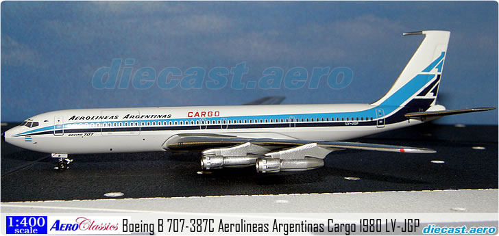 Boeing B 707-387C Aerolineas Argentinas Cargo 1980 LV-JGP