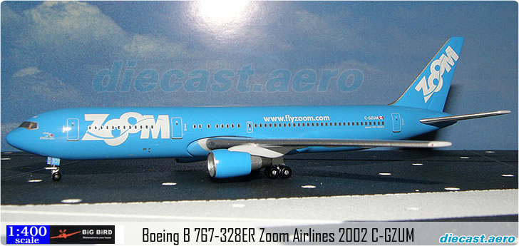 Boeing B 767-328ER Zoom Airlines 2002 C-GZUM