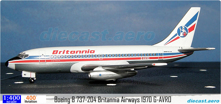 Boeing B 737-204 Britannia Airways 1970 G-AVRO