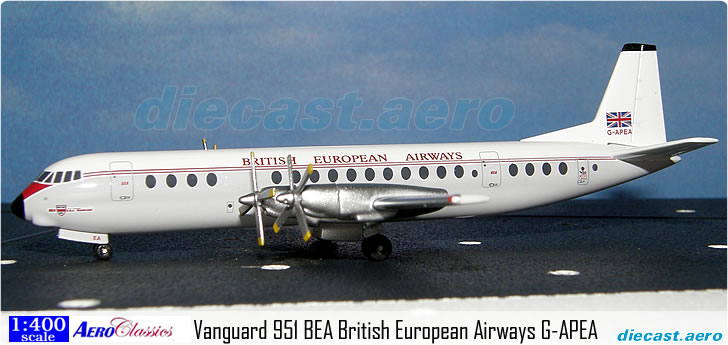 Vanguard 951 BEA British European Airways G-APEA