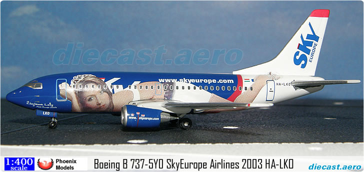Boeing B 737-5Y0 SkyEurope Airlines 2003 HA-LKO