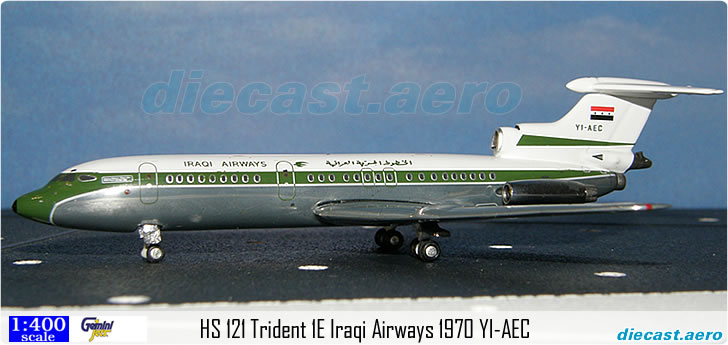 HS 121 Trident 1E Iraqi Airways 1970 YI-AEC