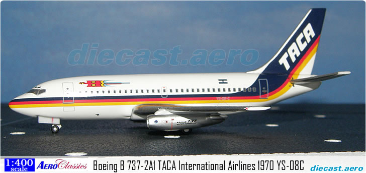 Boeing B 737-2A1 TACA International Airlines 1970 YS-08C