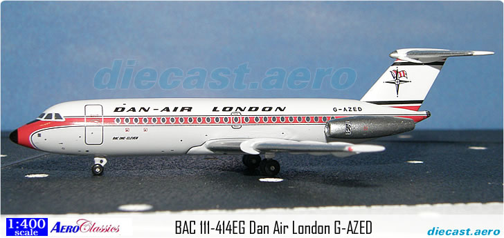 BAC 111-414EG Dan Air London G-AZED