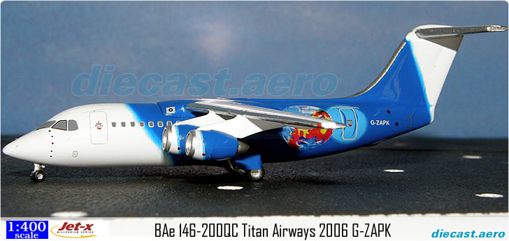 BAe 146-200QC Titan Airways 2006 G-ZAPK