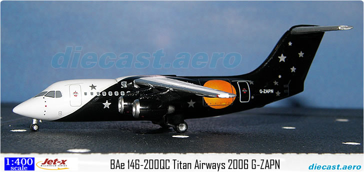 BAe 146-200QC Titan Airways 2006 G-ZAPN