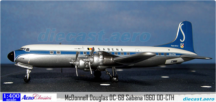 McDonnell Douglas DC-6B Sabena 1960 OO-CTH