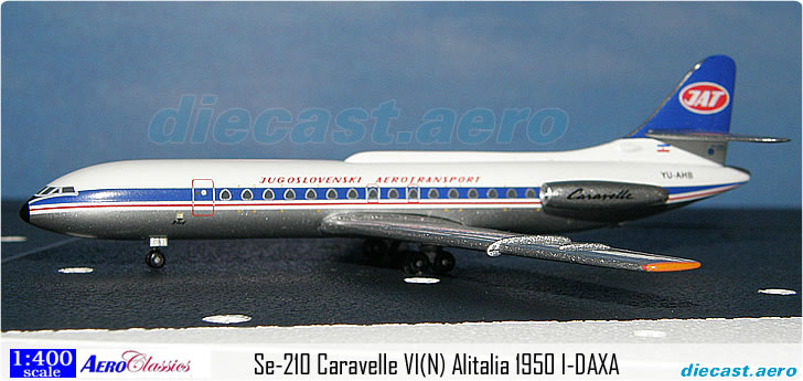 Se-210 Caravelle VI(N) JAT Yugoslav Airlines 1970 YU-AHB