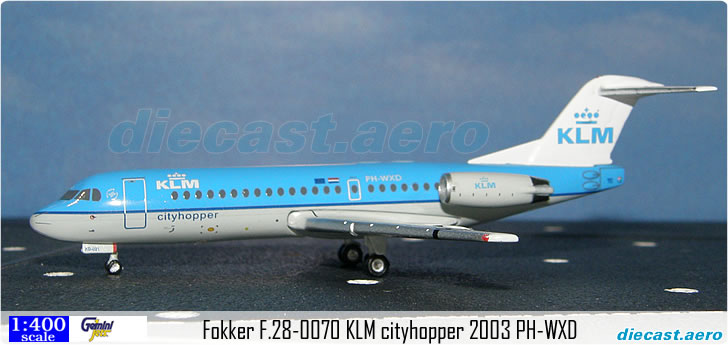 Fokker F.28-0070 KLM cityhopper 2003 PH-WXD