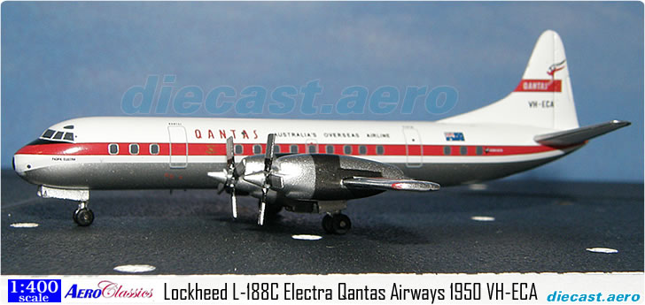 Lockheed L-188C Electra Qantas Airways 1950 VH-ECA