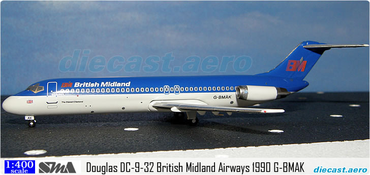 Douglas DC-9-32 British Midland Airways 1990 G-BMAK