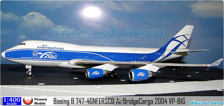 Boeing B 747-46NFERSCD AirBridgeCargo 2004 VP-BIG
