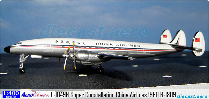 L-1049H Super Constellation China Airlines 1960 B-1809