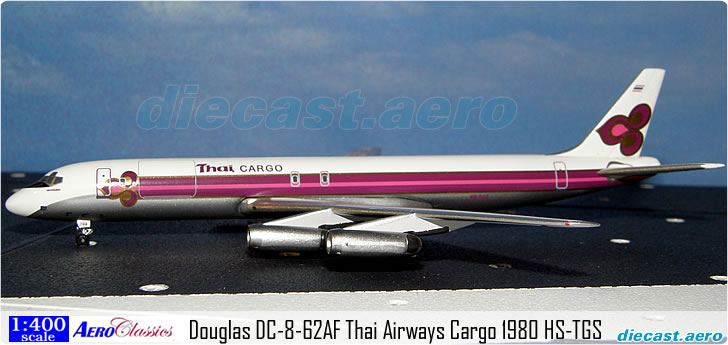 Douglas DC-8-62AF Thai Airways Cargo 1980 HS-TGS