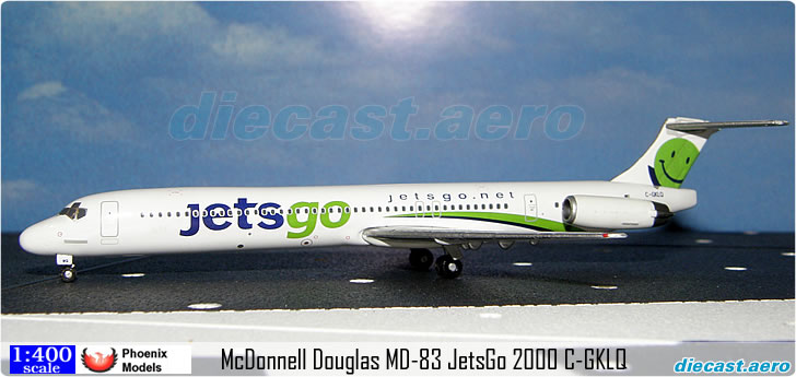 McDonnell Douglas MD-83 JetsGo 2000 C-GKLQ