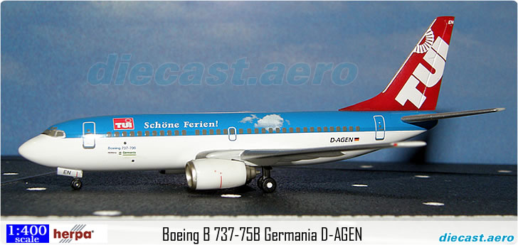 Boeing B 737-75B Germania D-AGEN