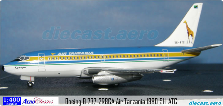 Boeing B 737-2R8CA Air Tanzania 1980 5H-ATC