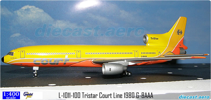 L-1011-100 Tristar Court Line 1980 G-BAAA
